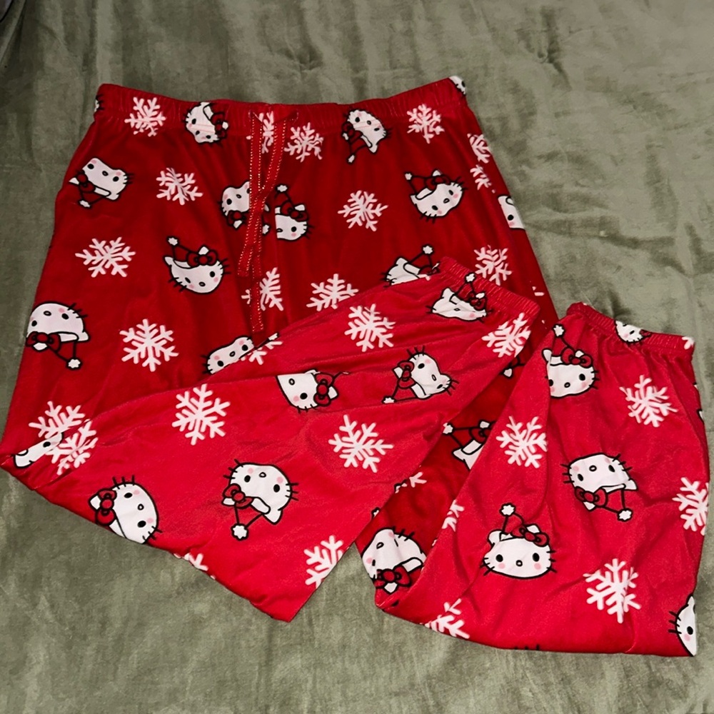Hello Kitty Red Christmas Pajama Pants